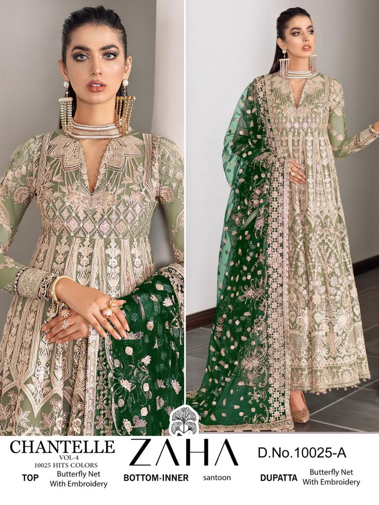 Zaha Chantelle 10025 Hits Colors Pakistani Salwar Kameez
